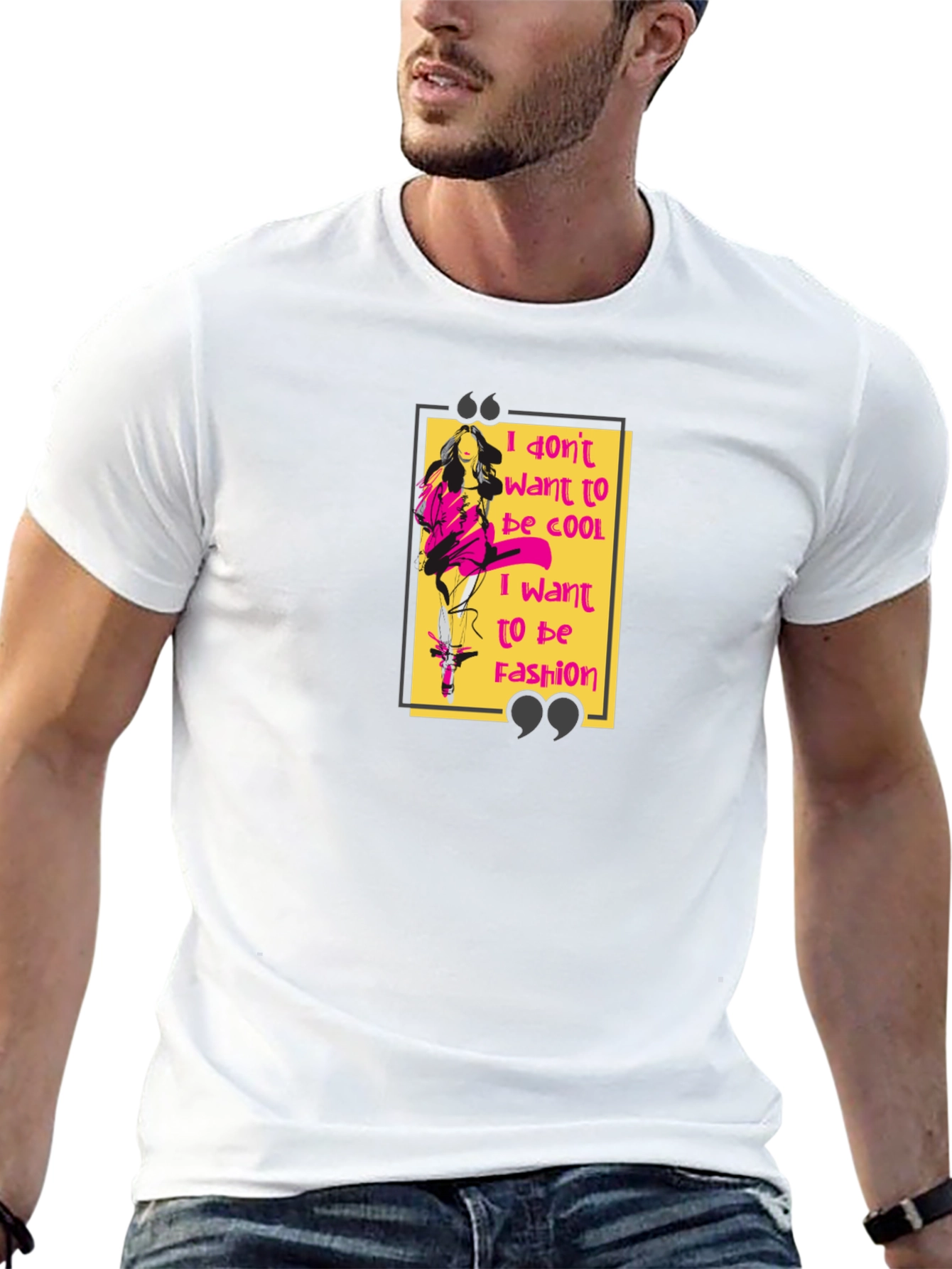 I Dont Want to Be Cool Graphic T-Shirt