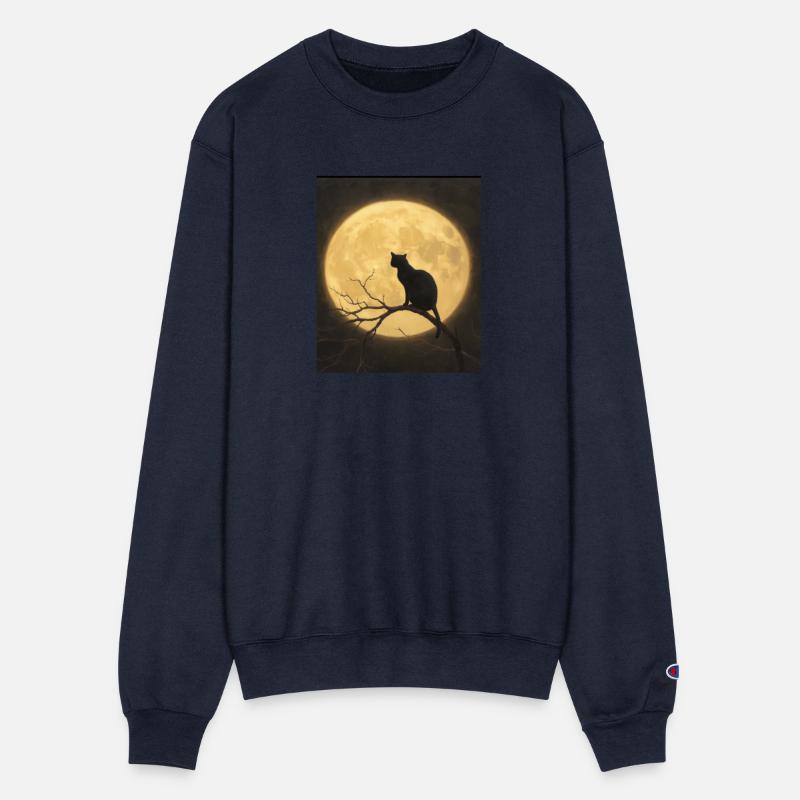 Cat in the moon! Helloween-Shirts for all! Cult!