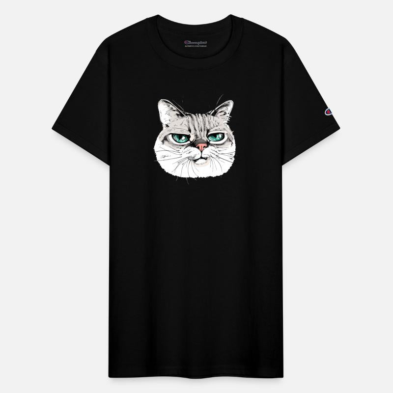 Cat with green eyes