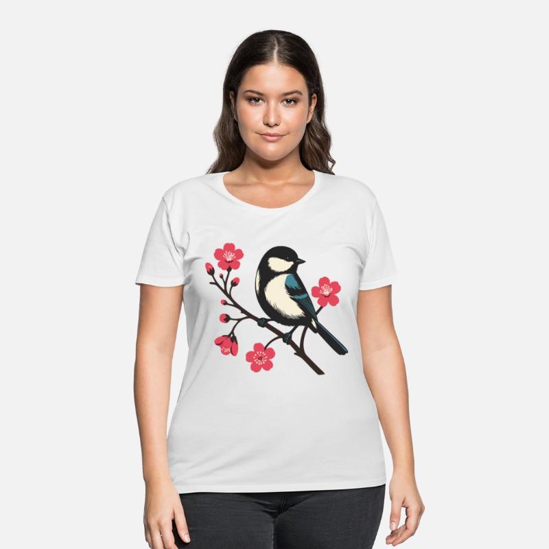 Cherry Blossom Bird - Spring Serenity Art