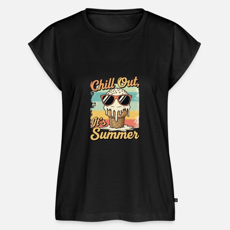 Chill Out Summer Ice Cream Retro Design