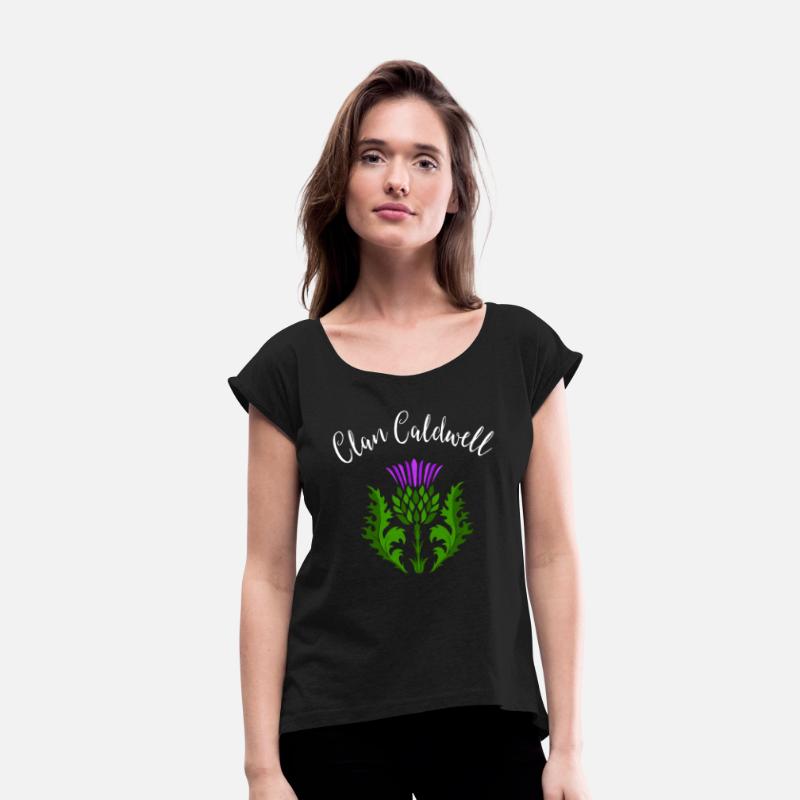 Clan Caldwell Surname Thistle Flower Scottish Clan