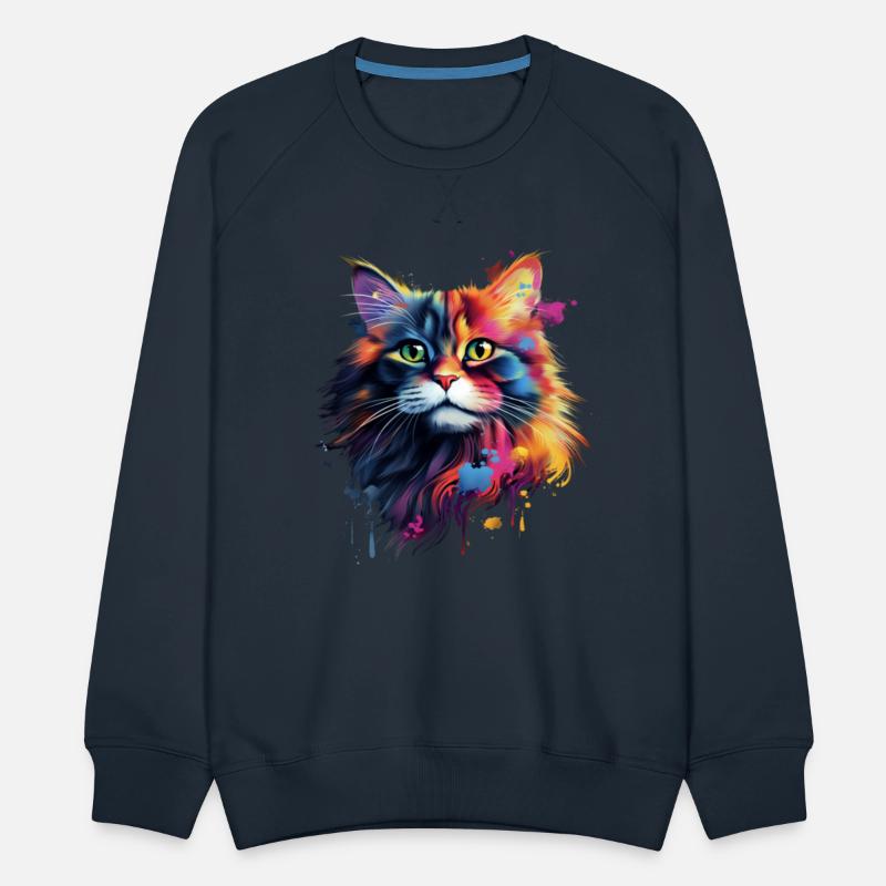 Color Explosion Persian Cat Art