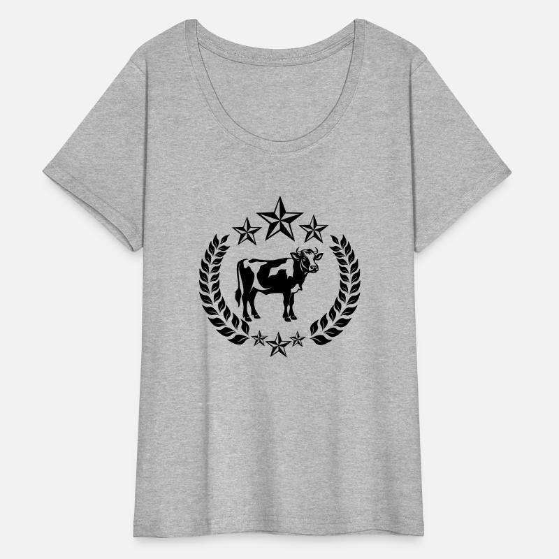 Cow in Laurel Wreath with Stars – Farm Pride