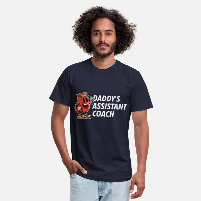 Daddys Assistant Coach Funny Child Humor Son and D