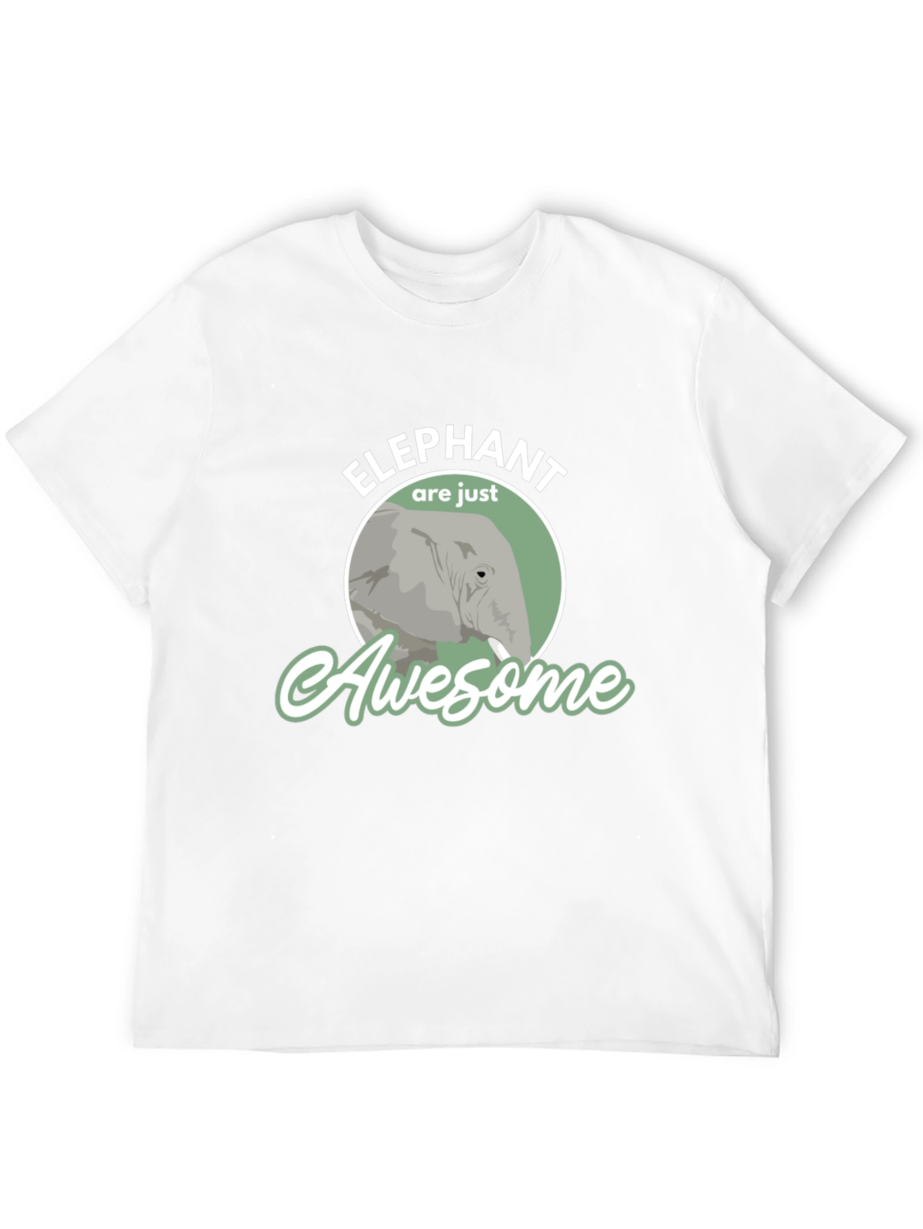 Elephant Are Just Awesome Graphic T-Shirt