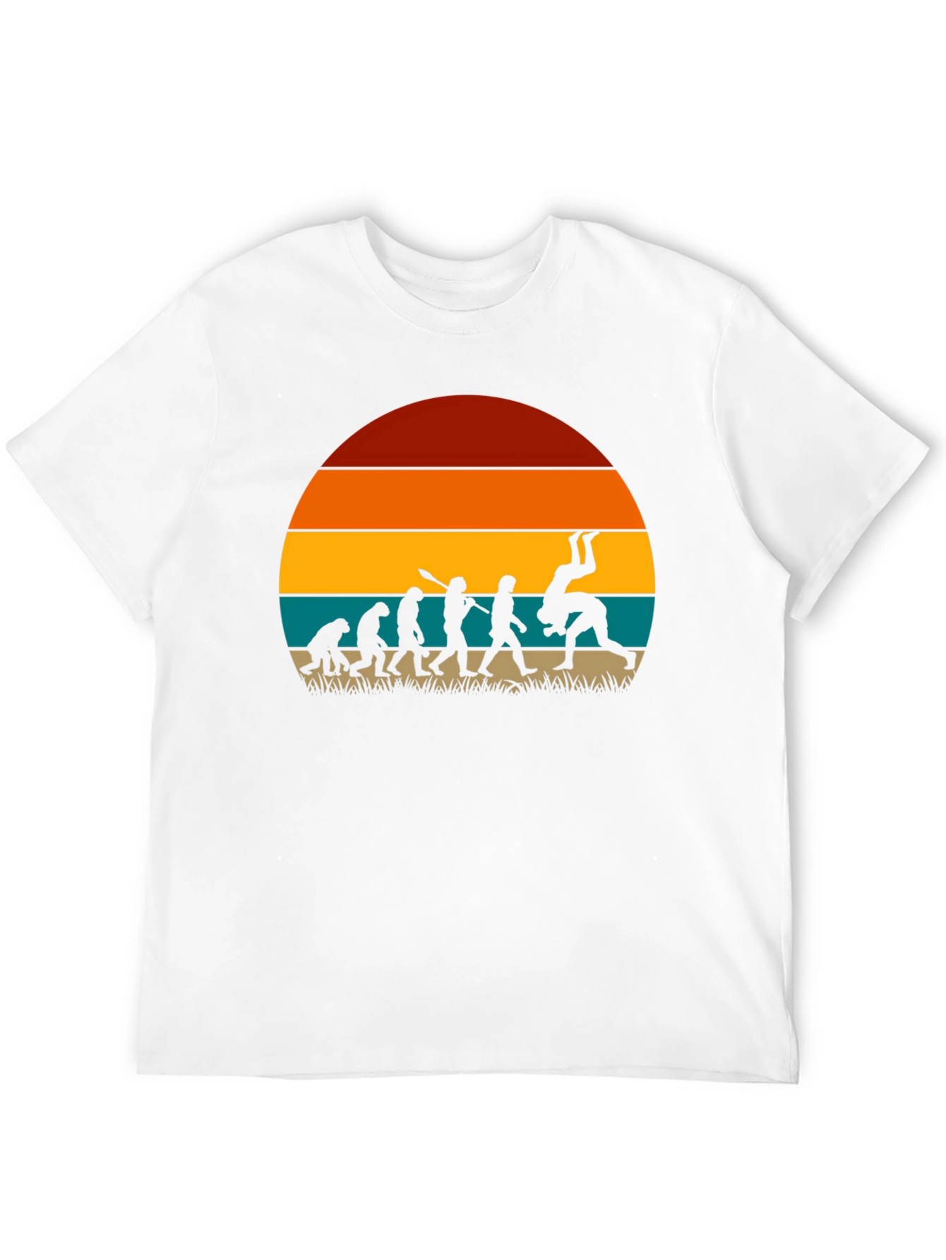 Evolution of Grappling Retro T-Shirt
