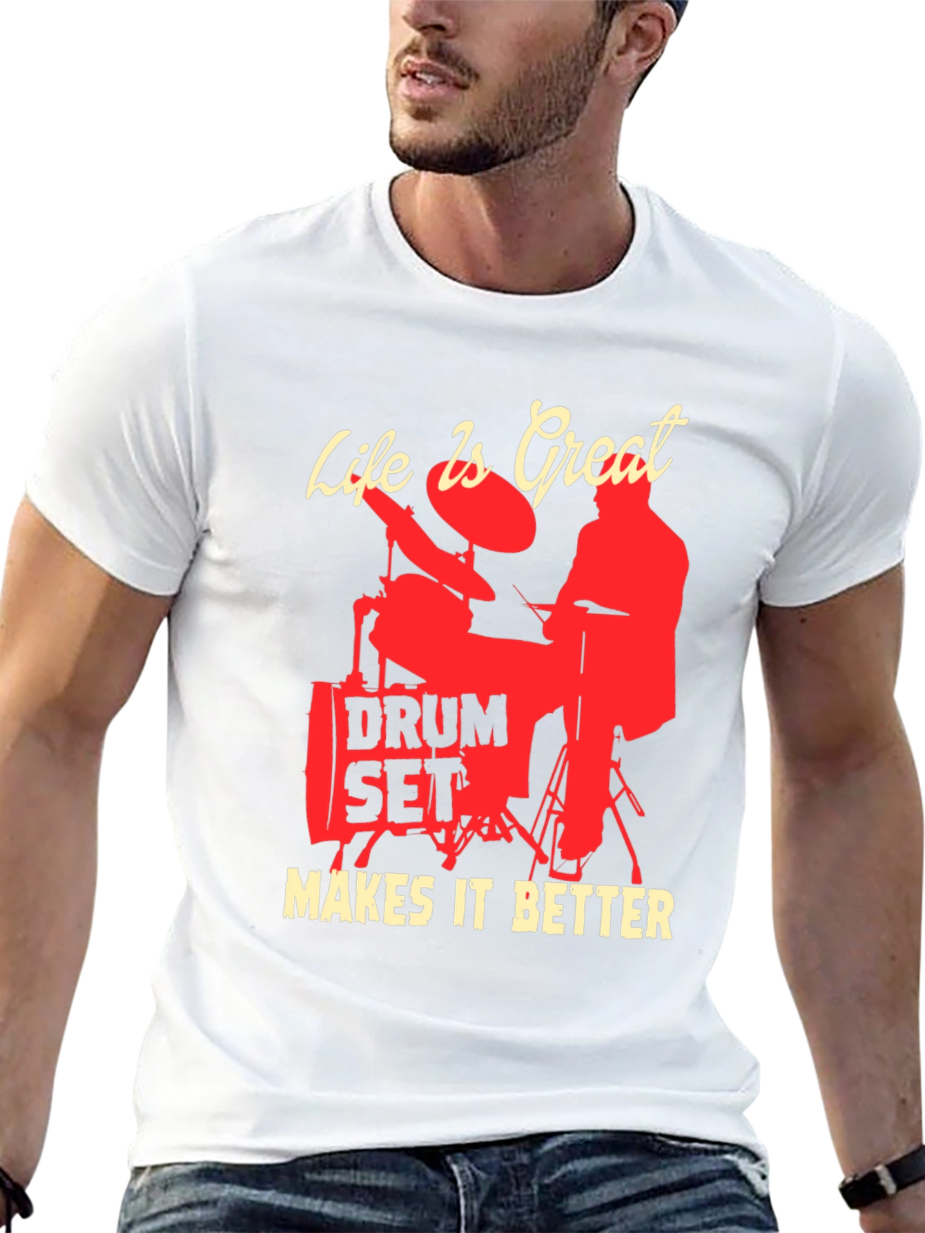 Drum Set Makes It Better T-Shirt