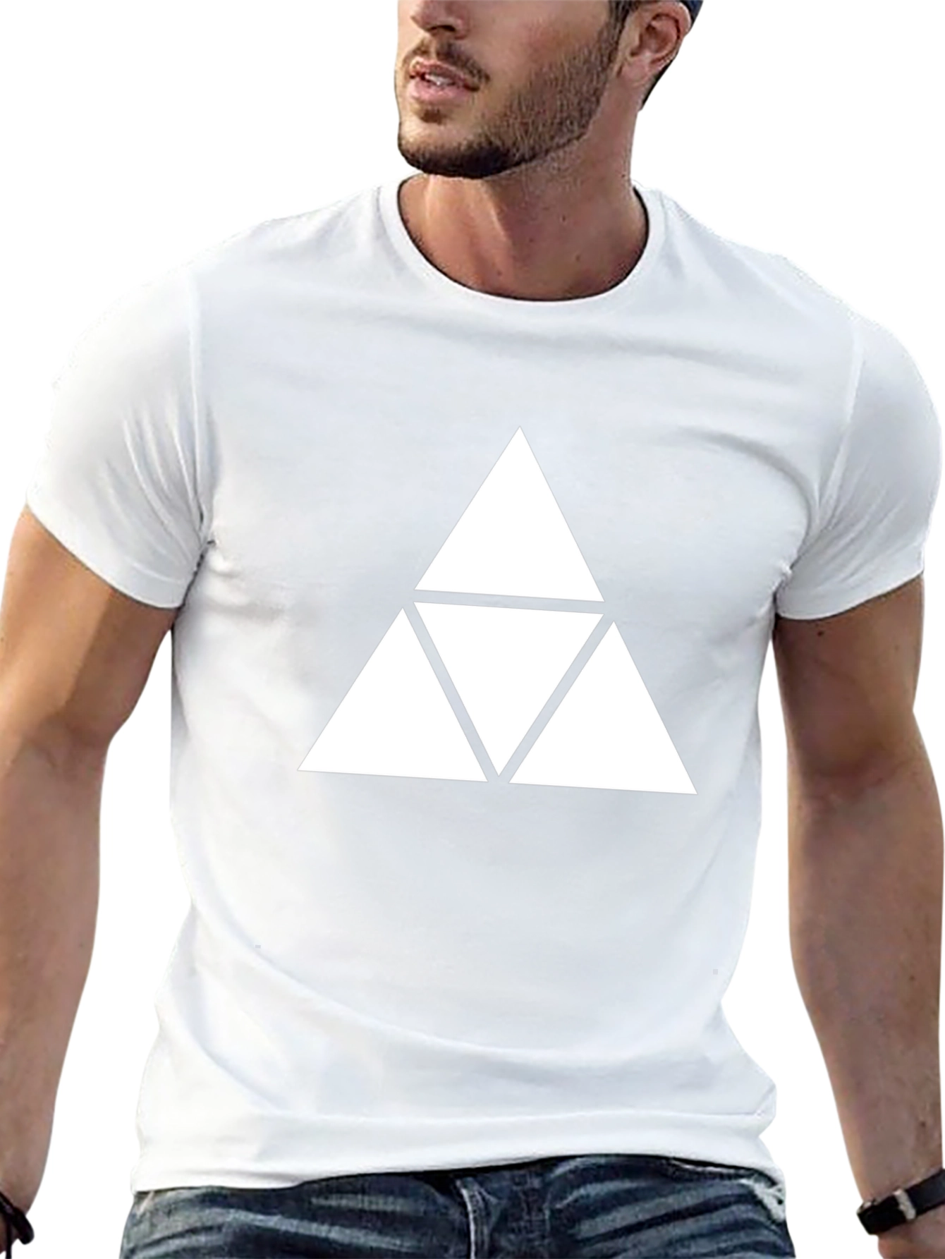 Triforce Graphic Tee - Black Zelda Inspired Shirt