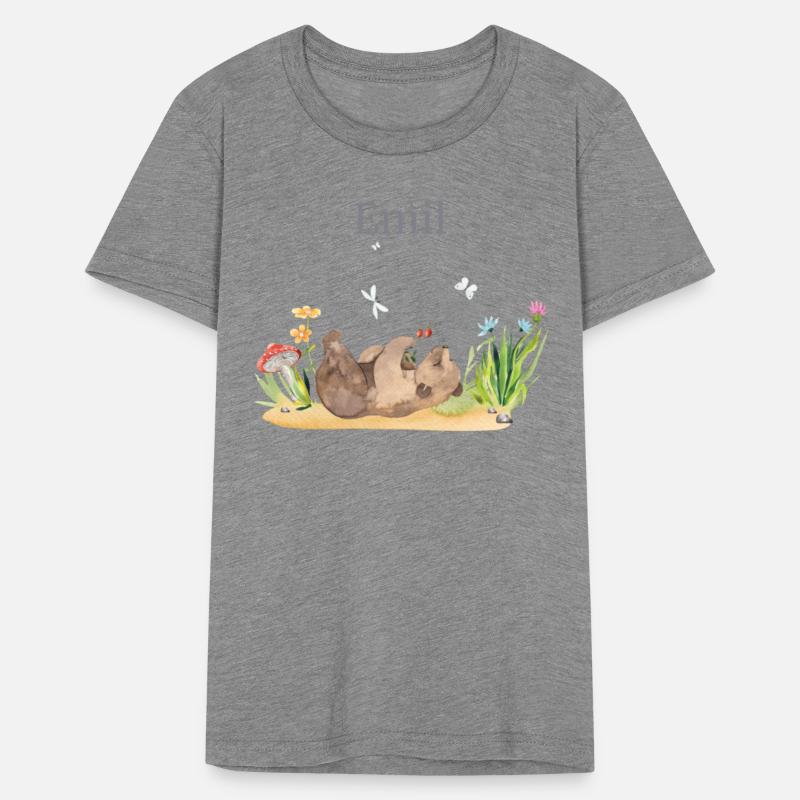Forest Animal Bear Flowers Name Emil