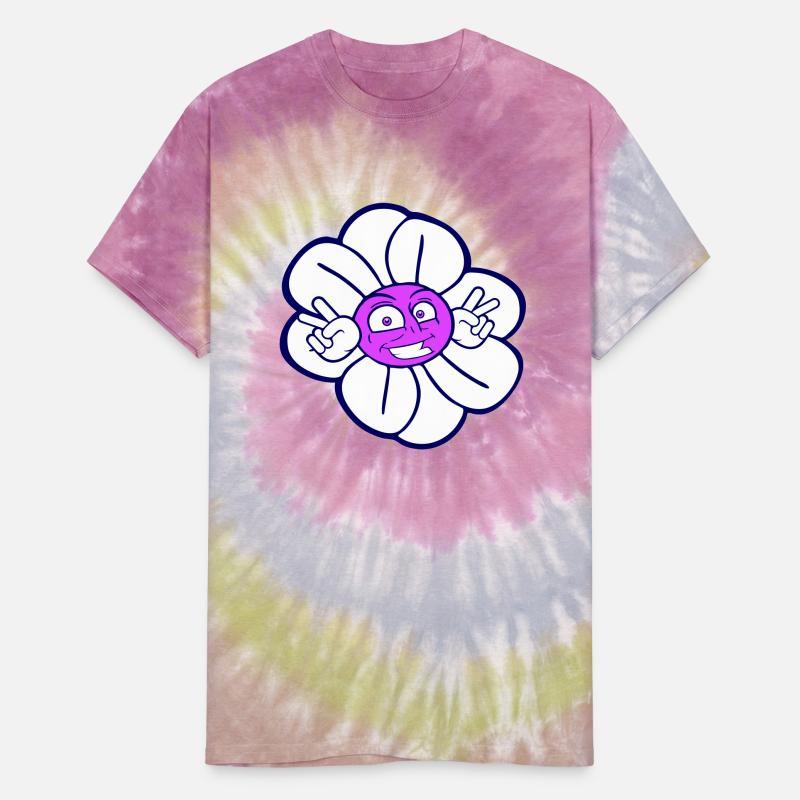 Funny Face Flower Summer Peace Victory Gesture Fun