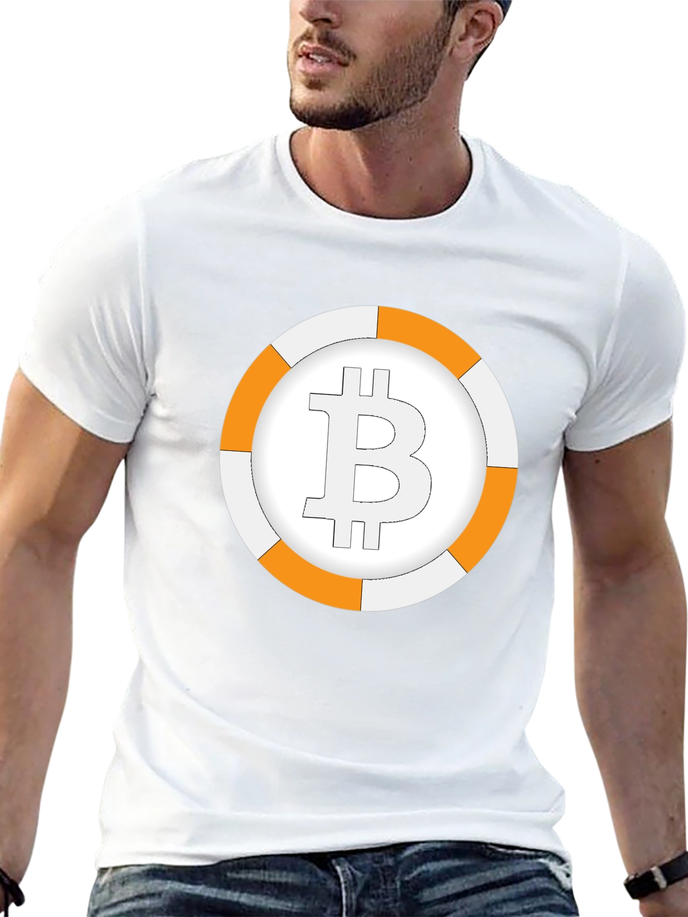 Bitcoin Roundel Graphic T-Shirt - Black