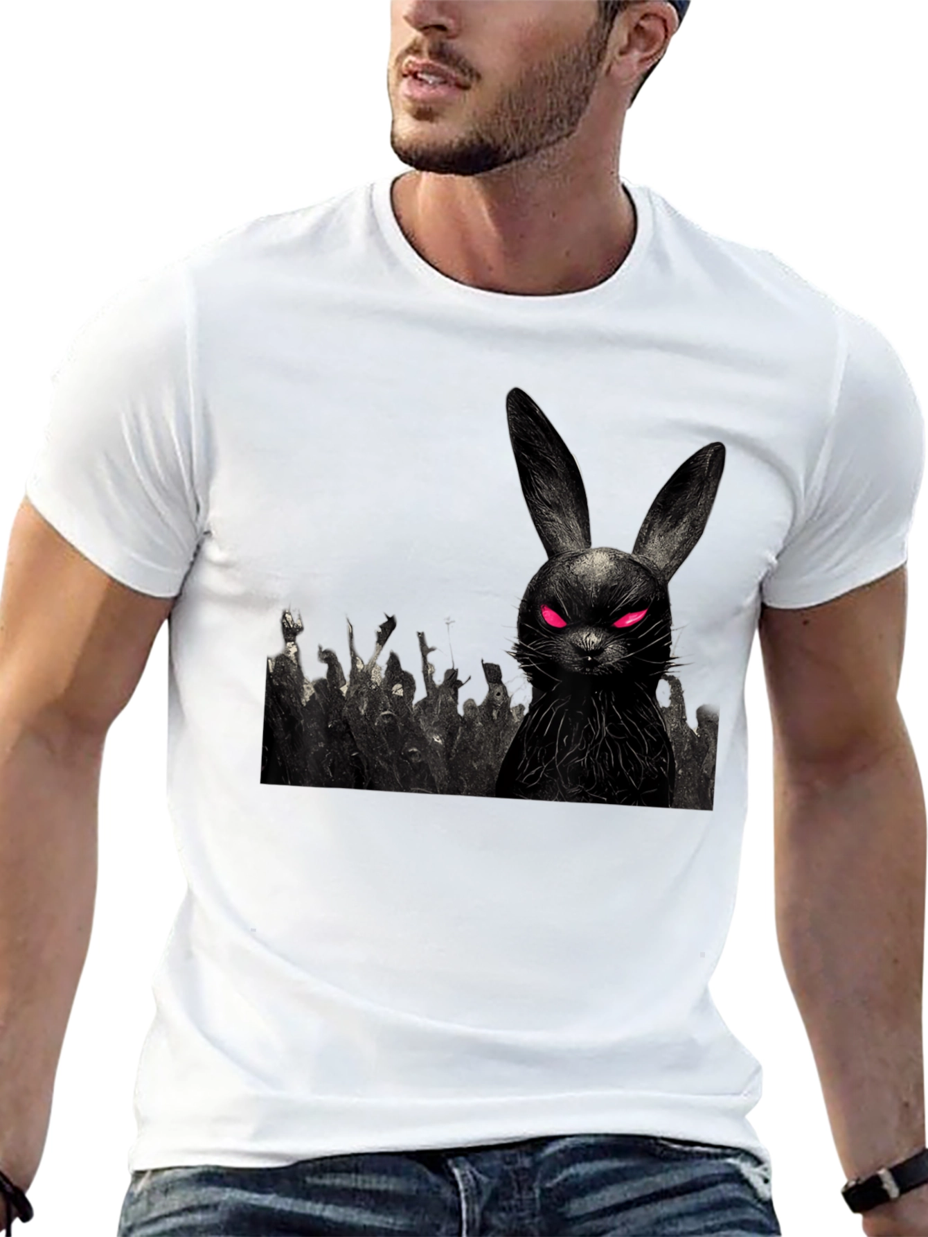Creepy Bunny Graphic Tee
