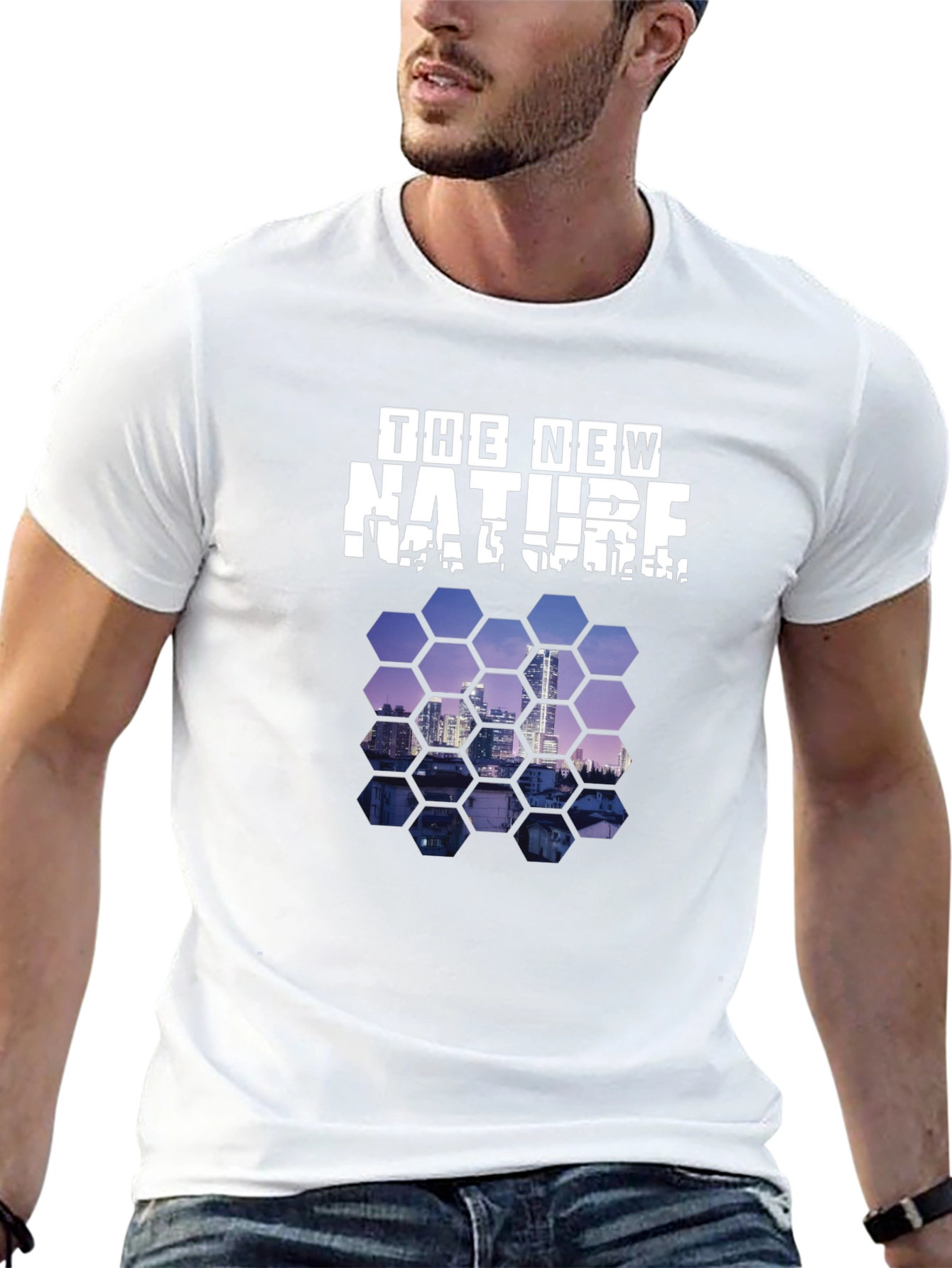 The New Nature Black Graphic T-Shirt