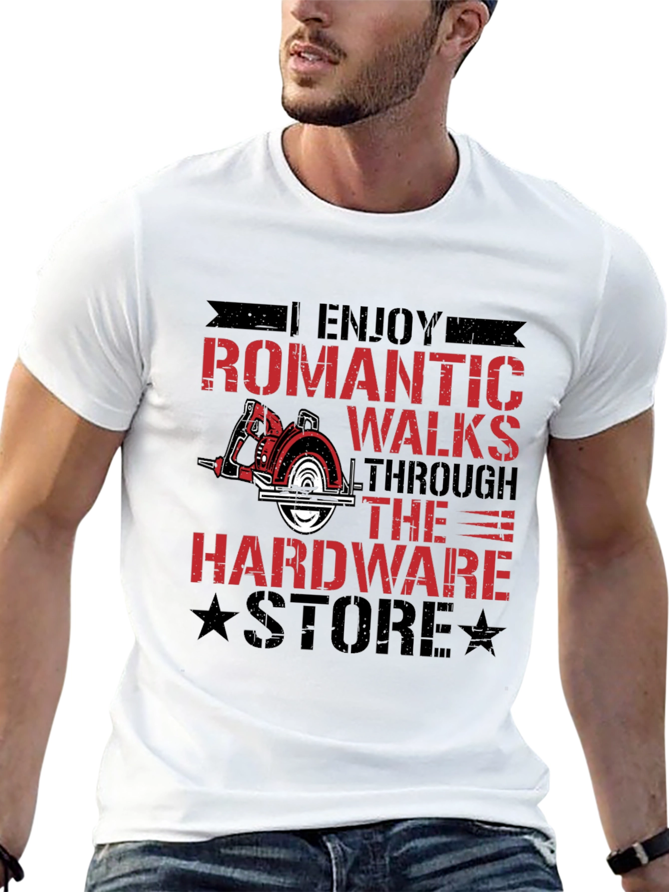 Romantic Walks Hardware Store Black T-Shirt