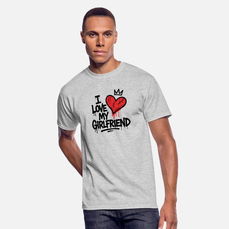 I Love My Girlfriend Graffiti Tee
