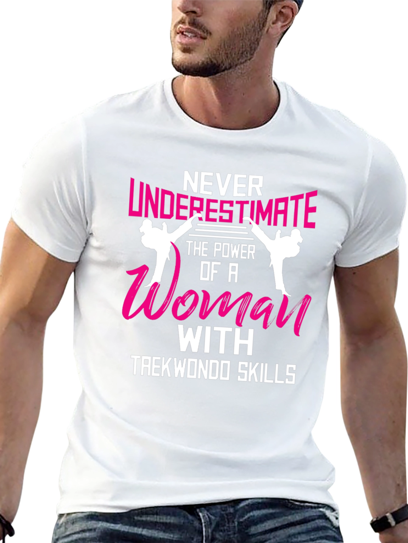 Woman Taekwondo Skills T-Shirt