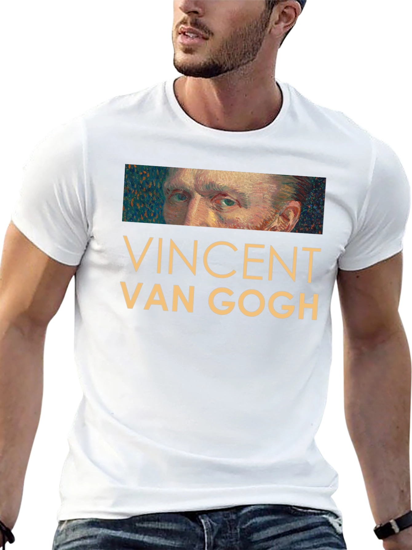 Vincent Van Gogh Graphic T-Shirt - Artistic Impression