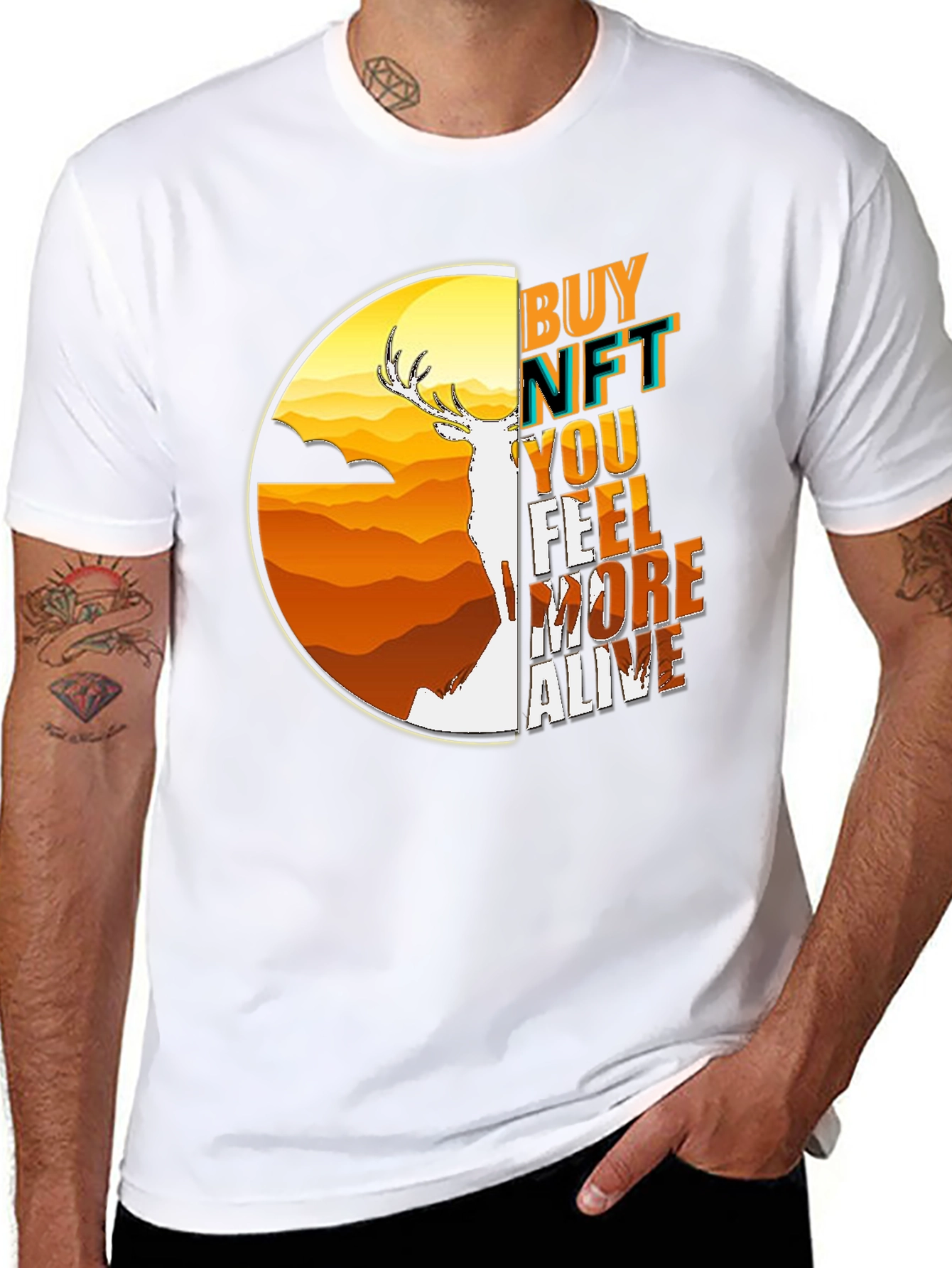 Buy NFT Feel More Alive Graphic T-Shirt
