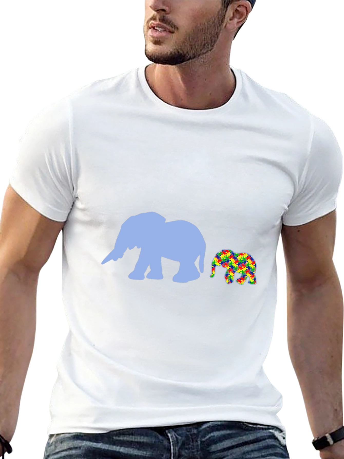 Elephant Autism Awareness T-Shirt
