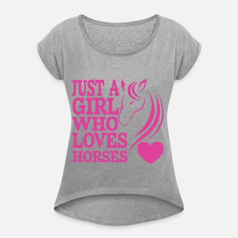 Just A Girl Who Loves Horses - Horse Lover Cowgirl