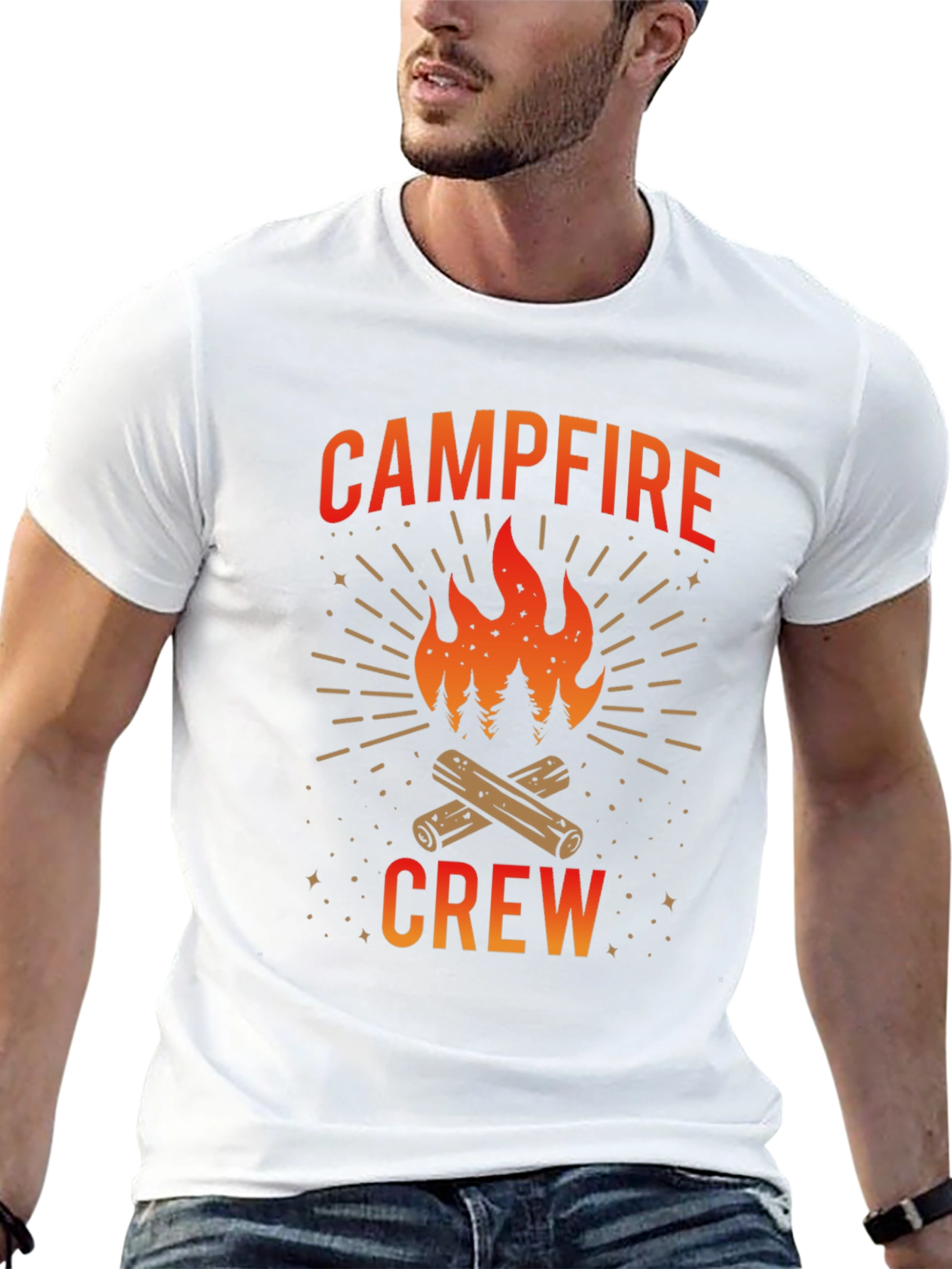 Campfire Crew Graphic Tee - Outdoor Adventure