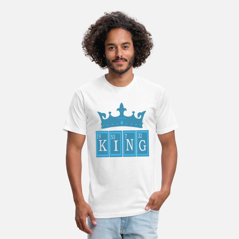 King with periodic table chemistry and crown
