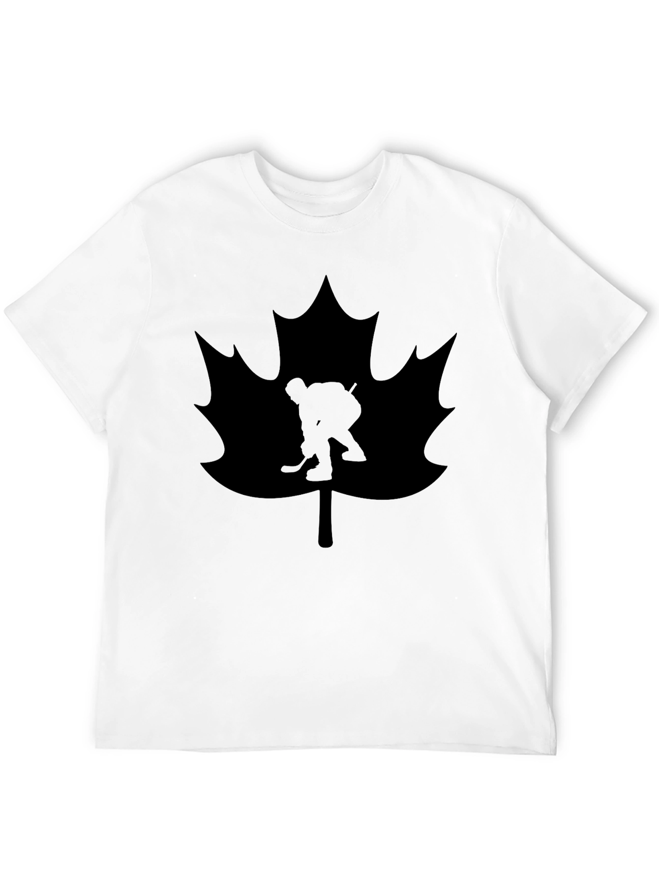 Hockey Canada Maple Leaf T-Shirt - Black Graphic Tee
