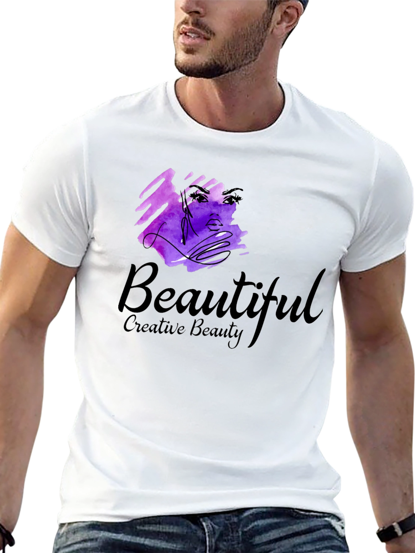 Creative Beauty Black T-Shirt