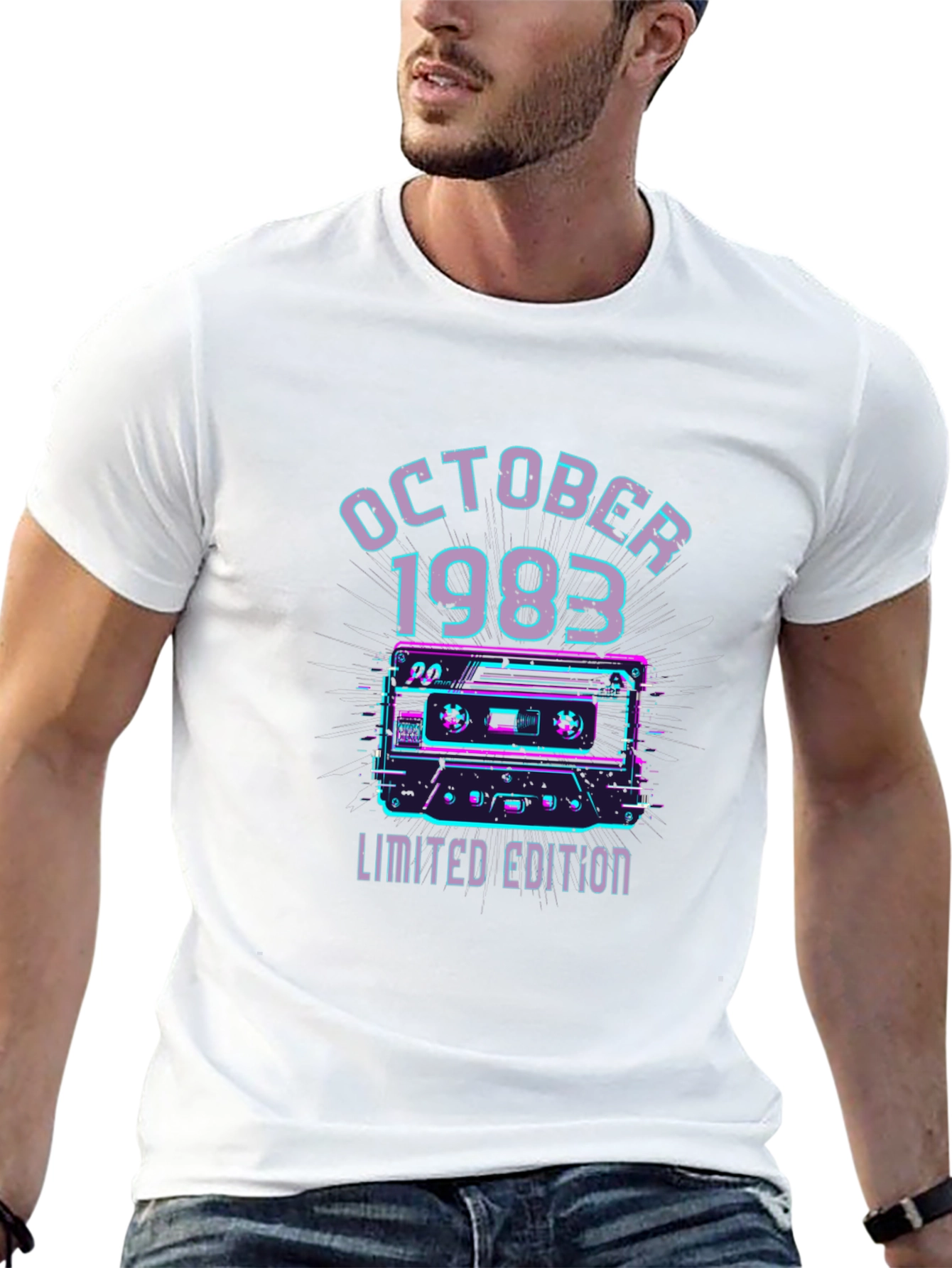 October 1983 Limited Edition Cassette Tape Graphic Tee