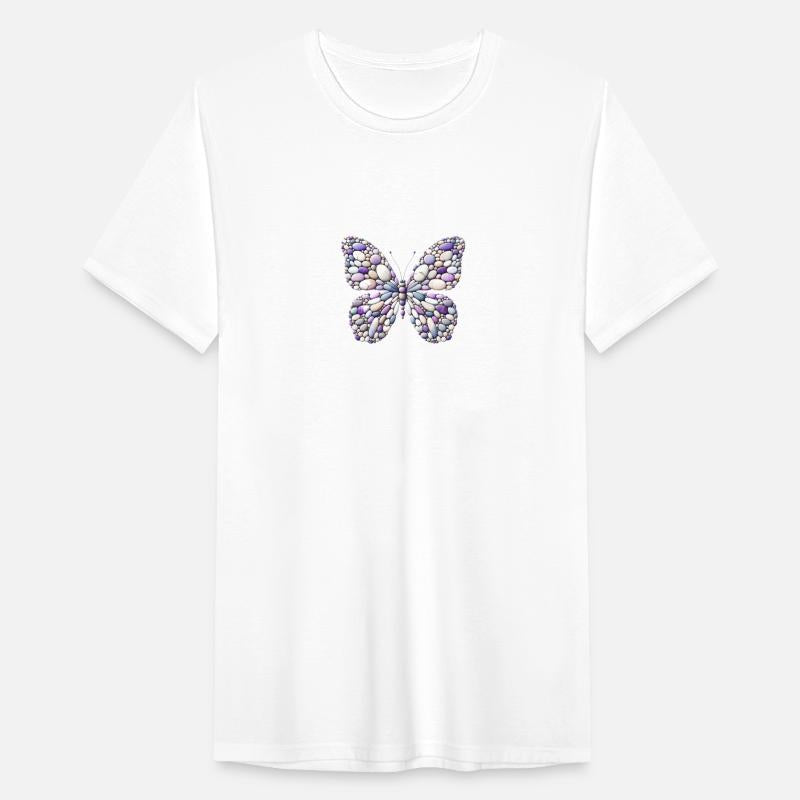 Lavender Breeze Monarch Pebble Butterfly