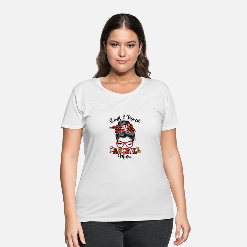 Loud And Proud Baseball Mimi Messy Bun
