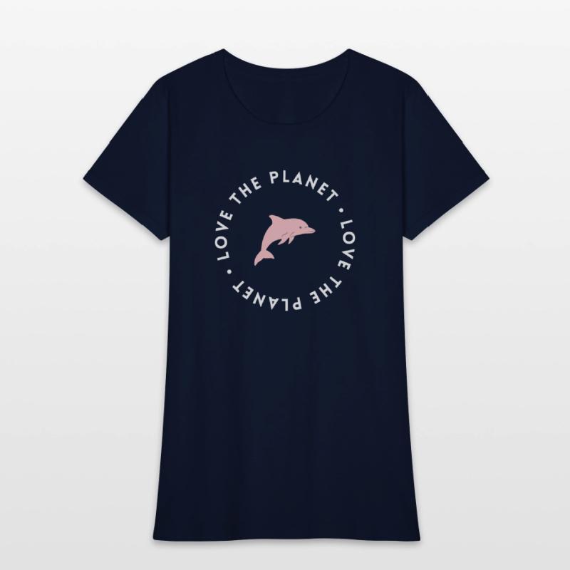 love the planet dolphin design