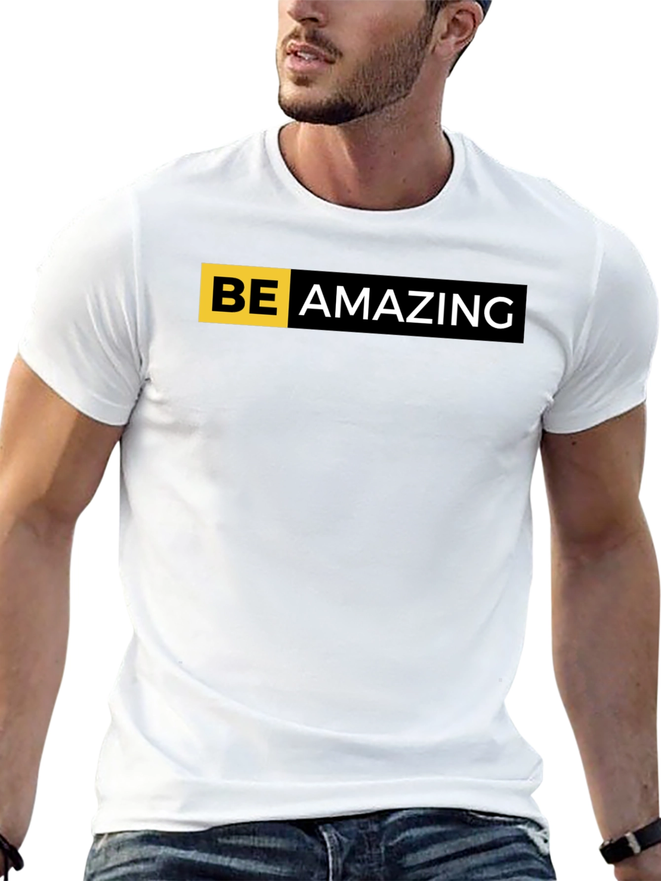 Be Amazing T-Shirt - Modern Graphic Tee