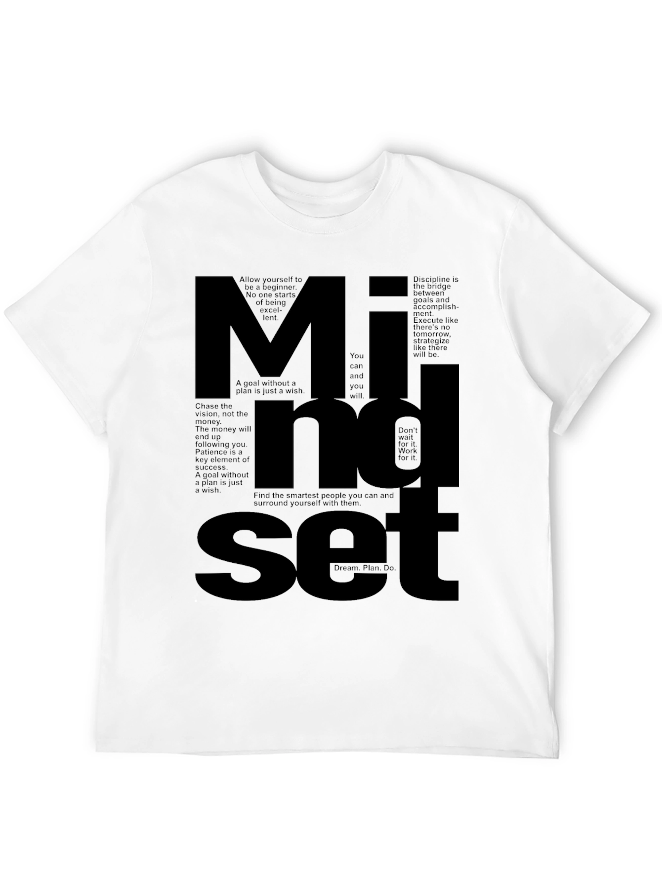 Mindset Graphic Tee - Motivational T-Shirt for Men