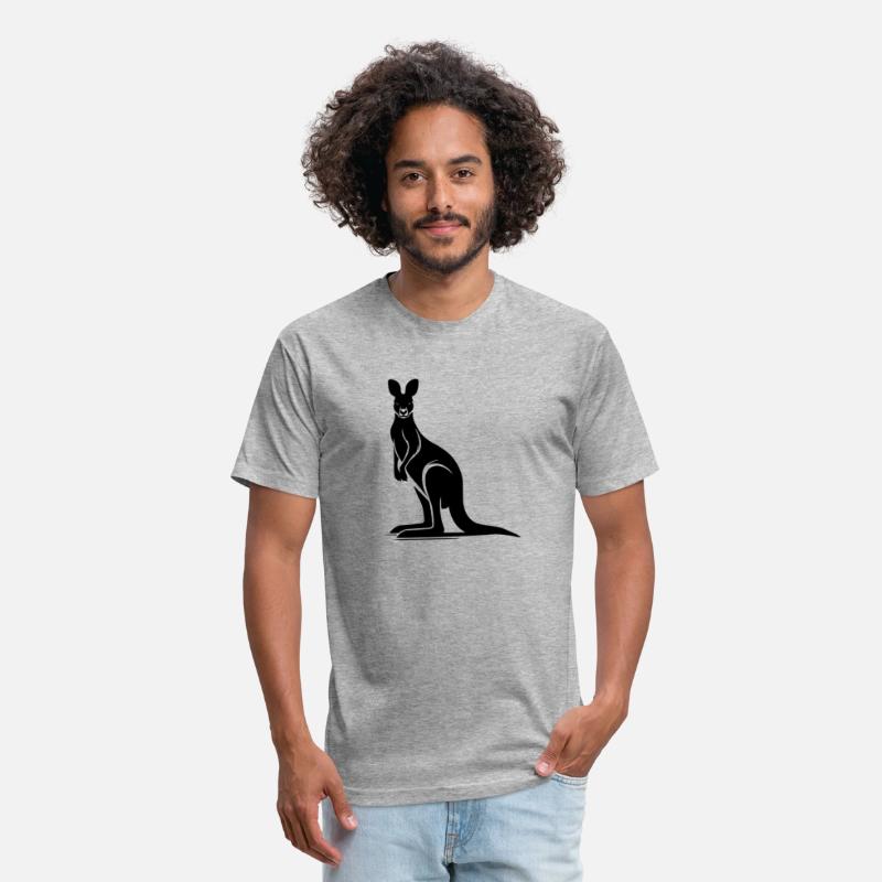 Marsupials Of The Wild Kangaroo Silhouette