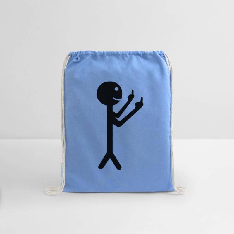 Middle Finger Stink Finger Stick Figurine