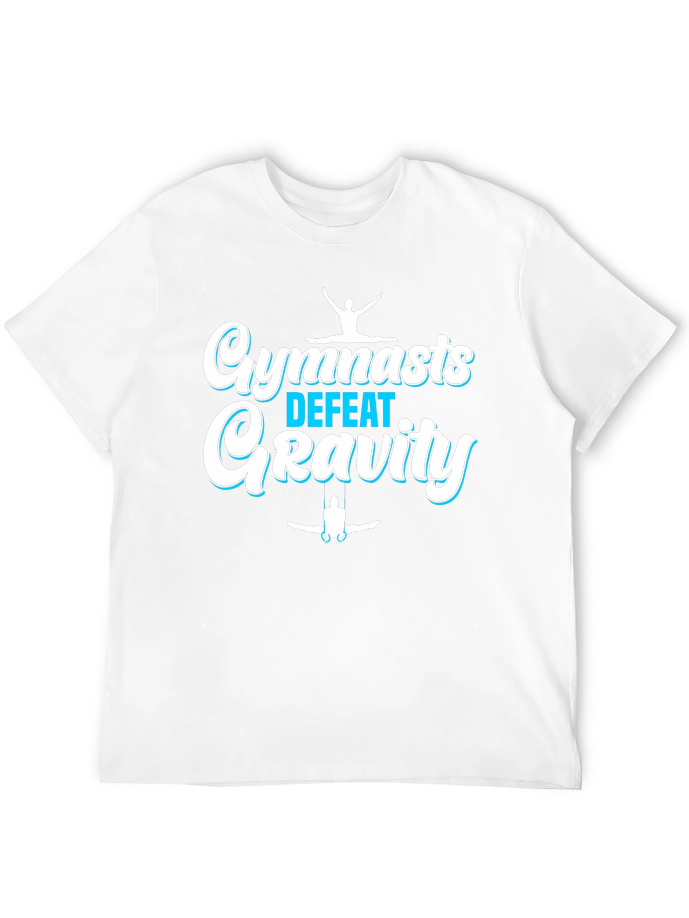 Gymnastics Defeat Gravity Black T-Shirt