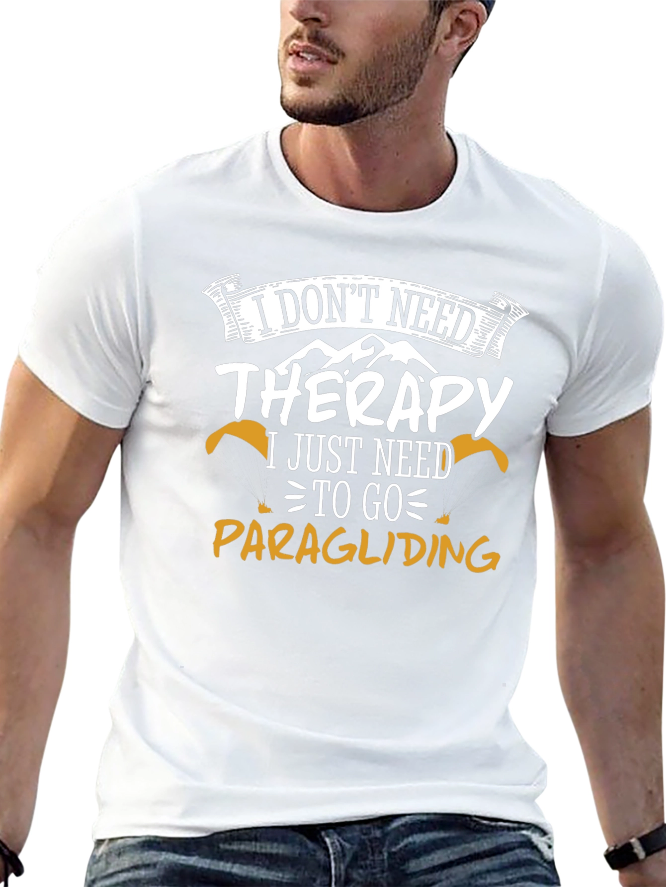 Paragliding Therapy T-Shirt - Outdoor Adventure Tee