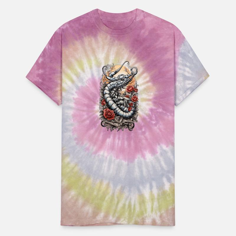 "Monochrome Shrimp Flash: Classic Sailor Jerry St
