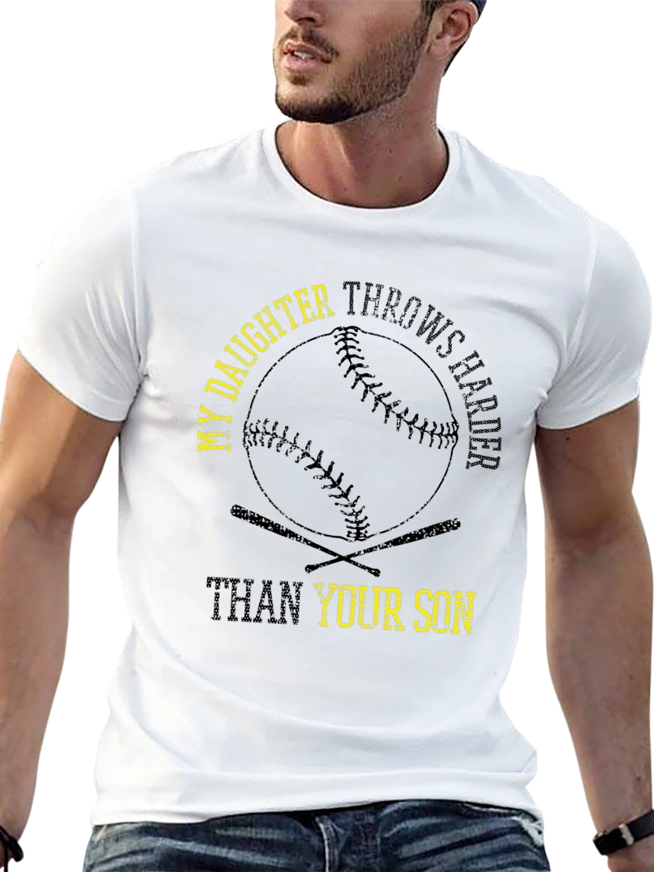 My Daughter Throws Harder T-Shirt