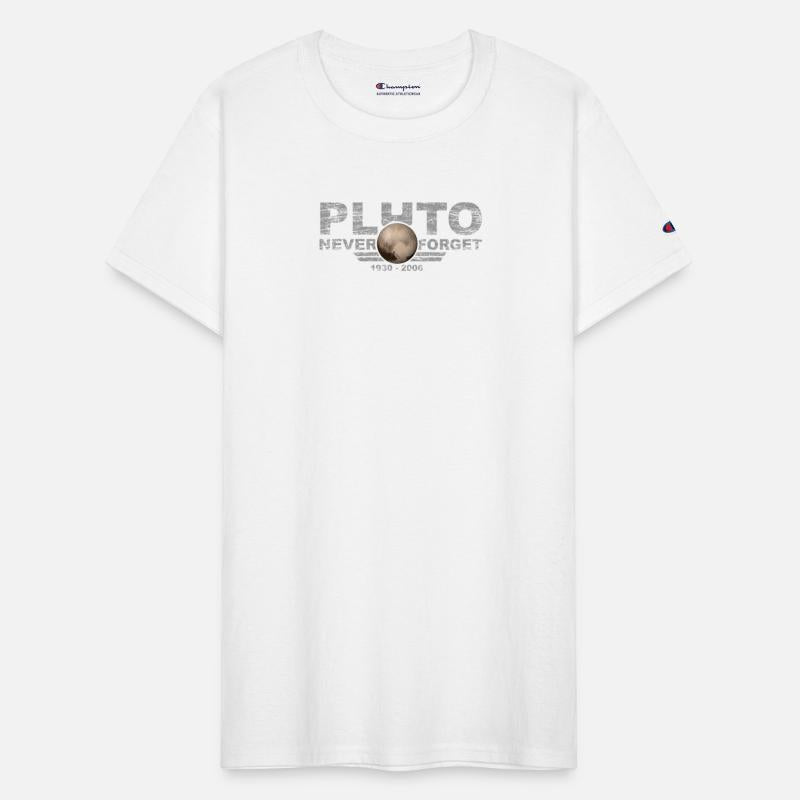 Never Forget Pluto Design Retro Style Funny Space