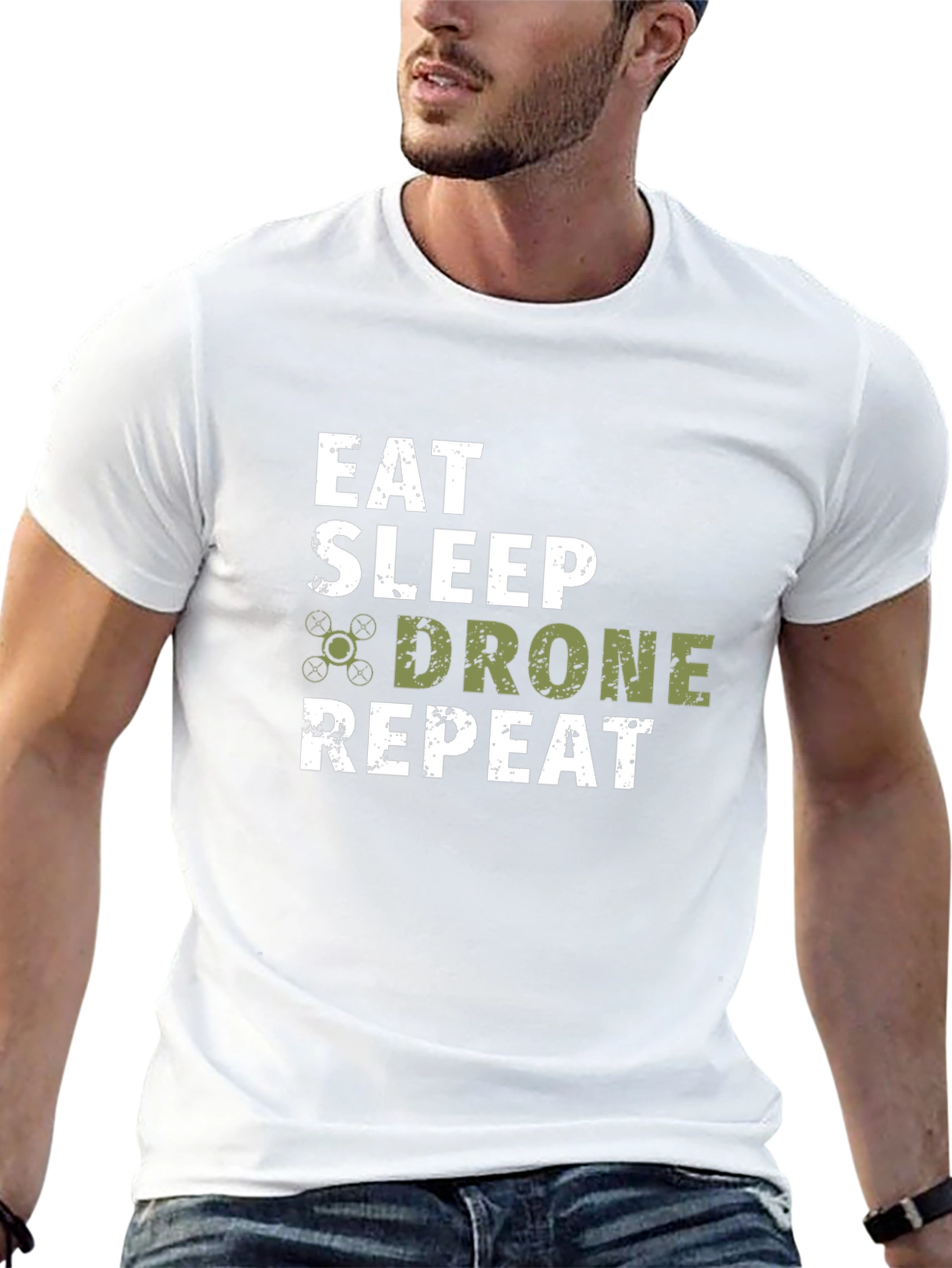 Eat Sleep Drone Repeat T-Shirt - Pilot Tee