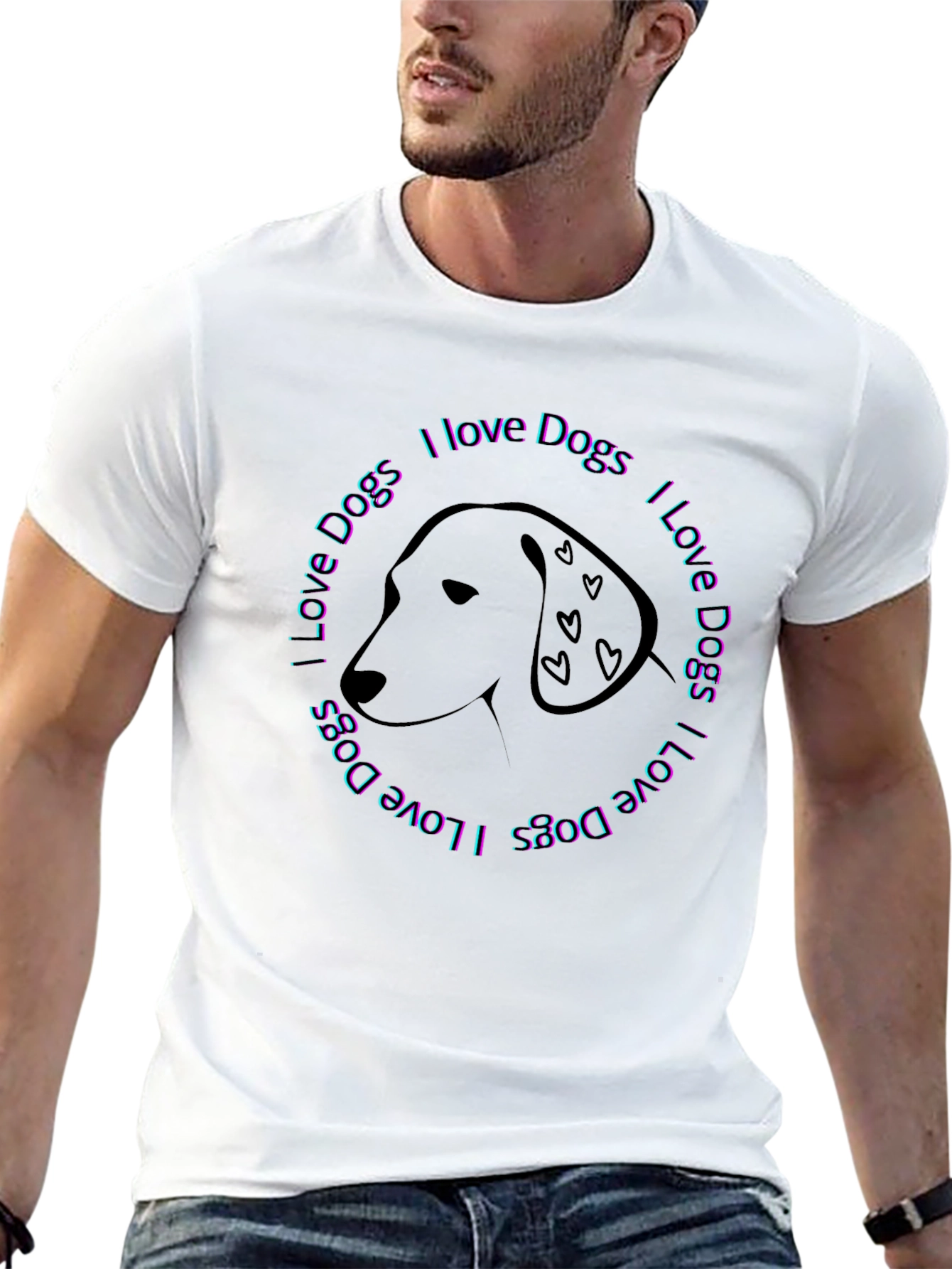 I Love Dogs Graphic Tee