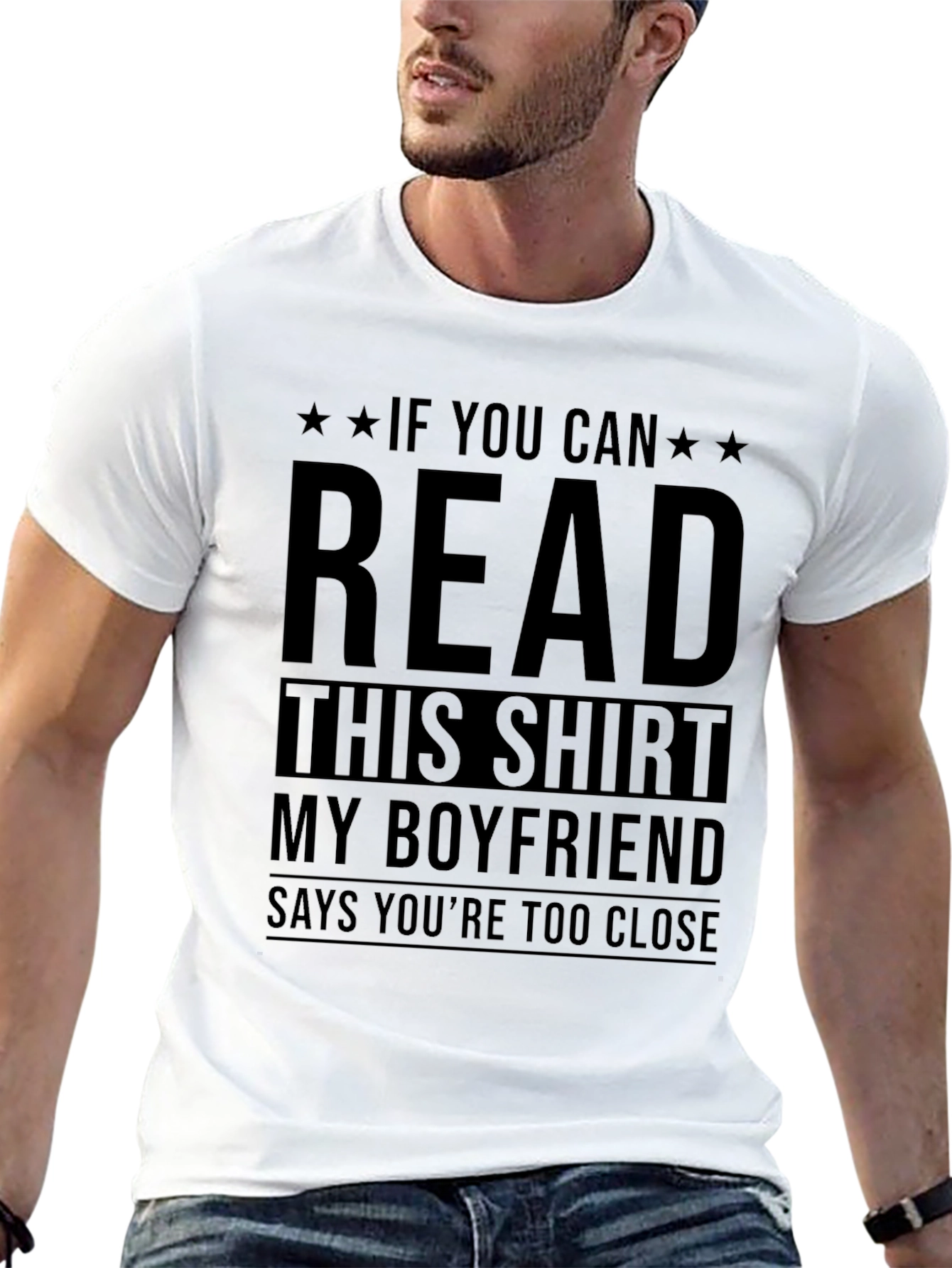 Funny Boyfriend T-Shirt - Read This Shirt