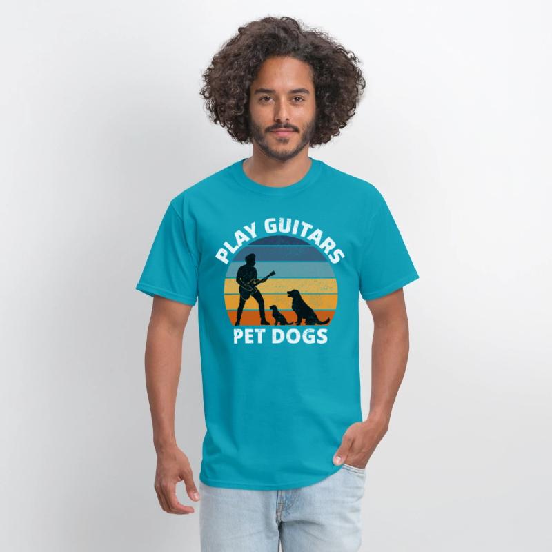 Play Guitars Pet Dogs Music Musician Bassist Funny