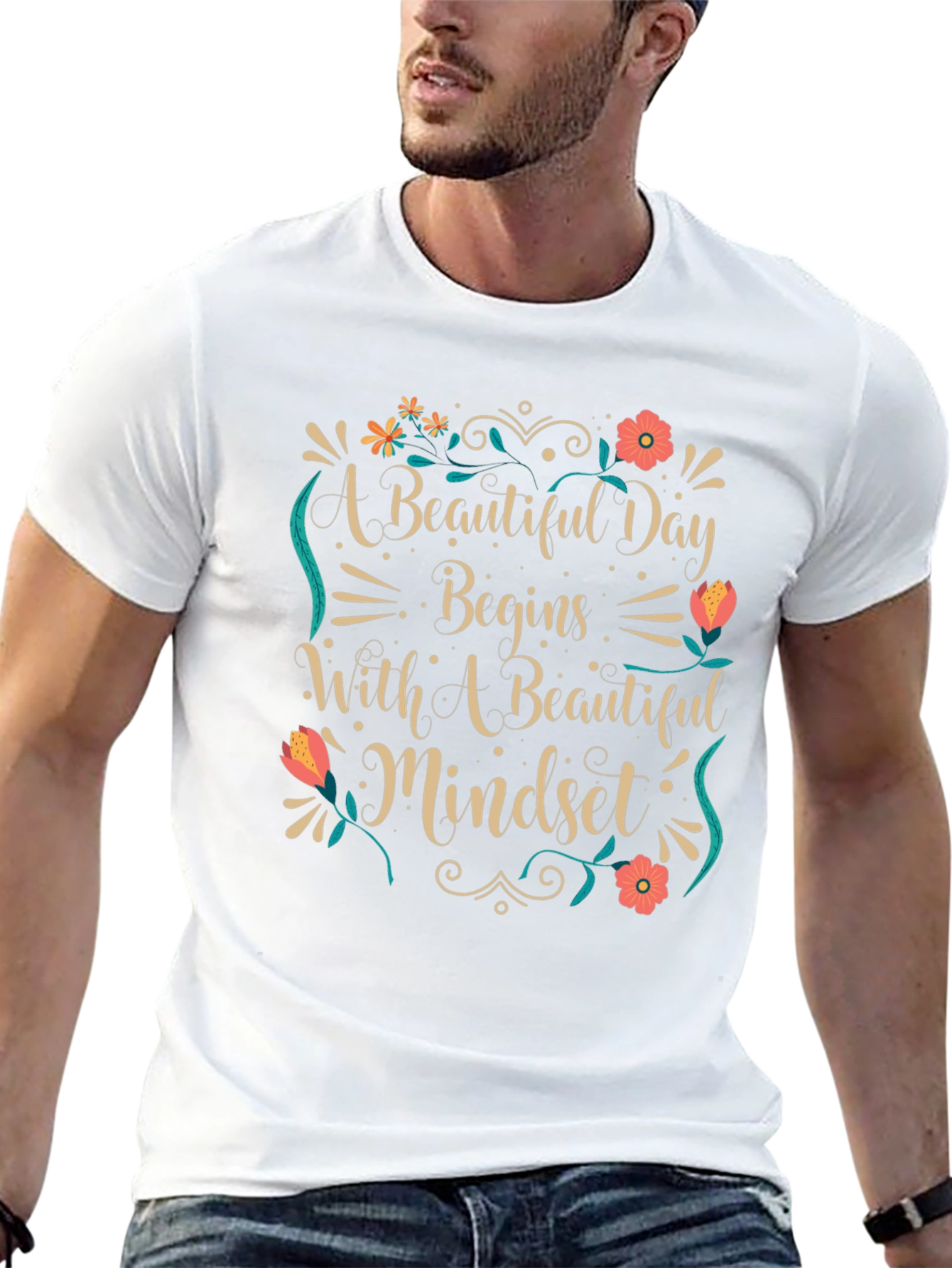 Beautiful Mindset Black Graphic Tee