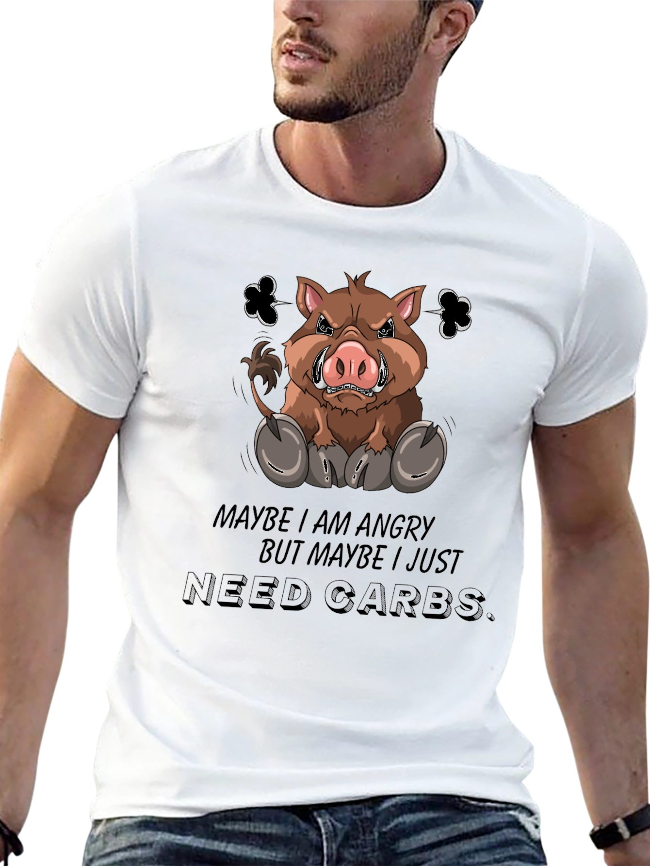 Angry Boar Carbs T-Shirt