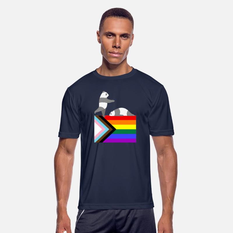 Rainbow flag gay panda