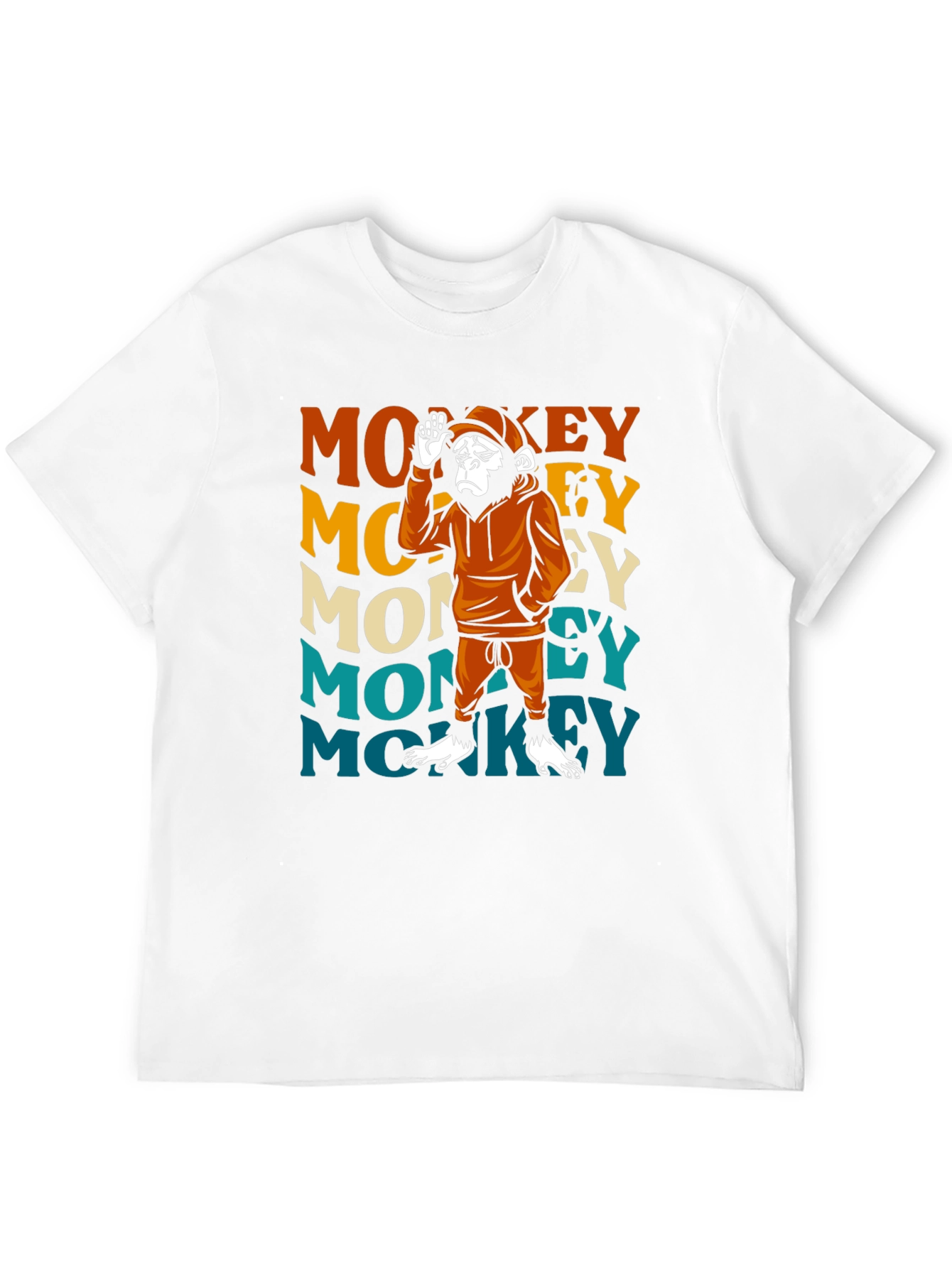 Retro Monkey Graphic T-Shirt